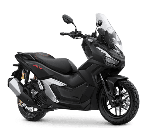 Honda ADV 160 in Matte Black, Tough