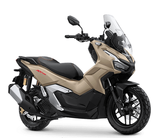 Honda ADV 160 in Matte Brown, Tough