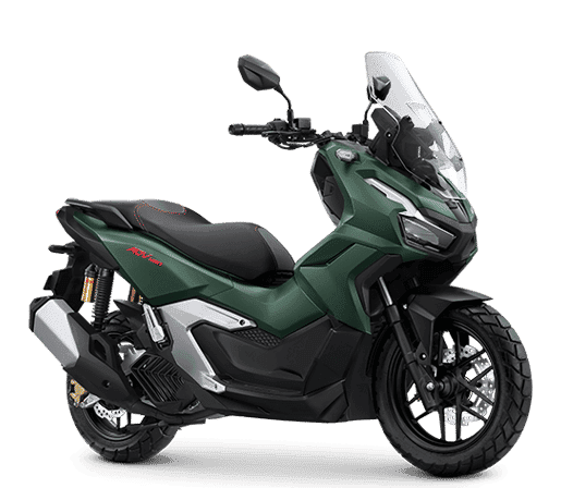 Honda ADV 160 in Matte Green, Tough