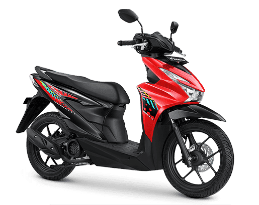 Honda BeAT in Glossy Red Black, Jazz