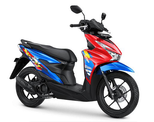 Honda BeAT in Glossy Red Blue, Infinite