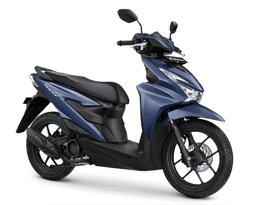 Honda BeAT in Matte Blue, Deluxe