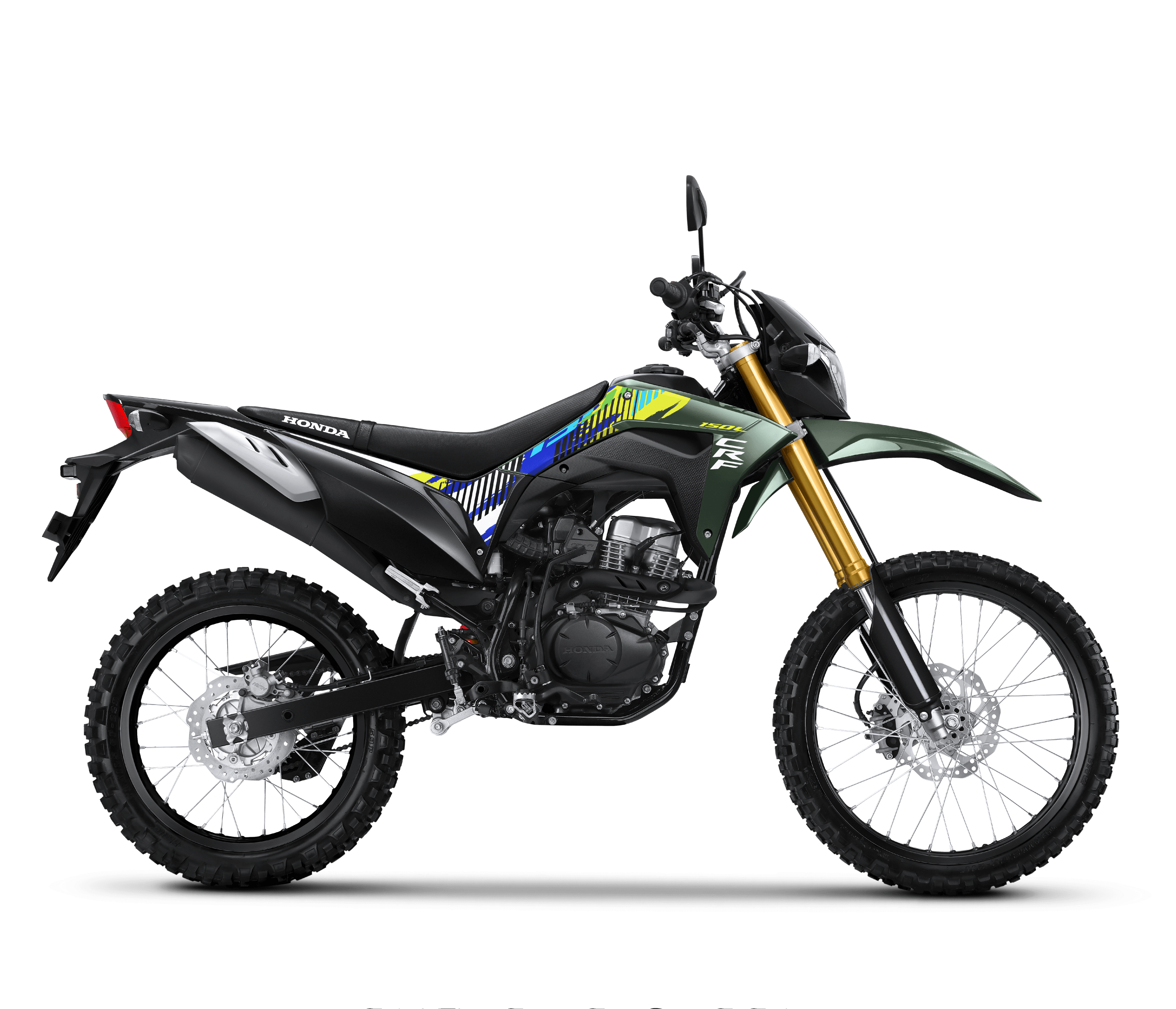 Honda CRF 150L in Green, Extreme