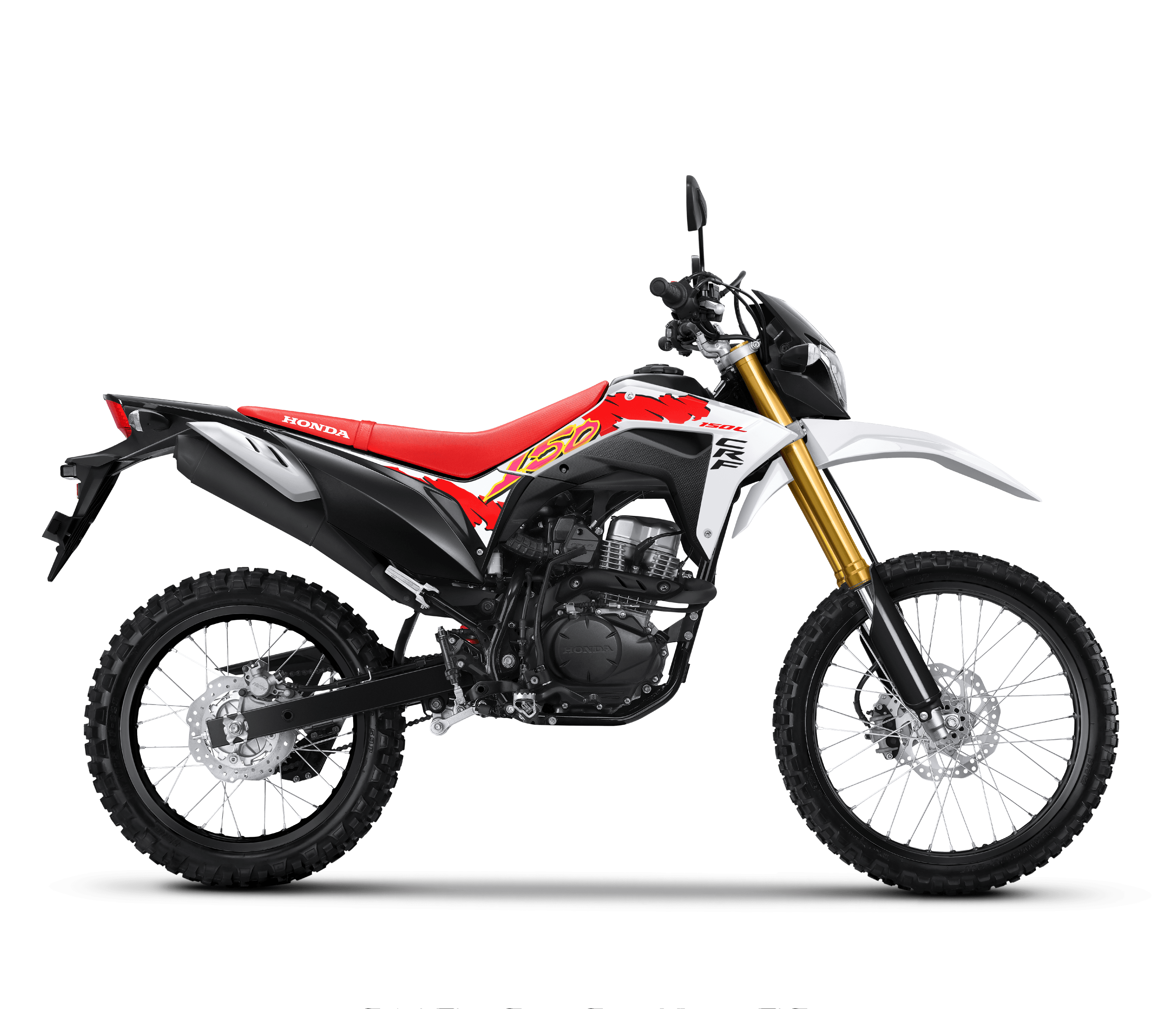 Honda CRF 150L in White, Extreme