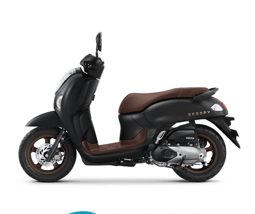 Honda Scoopy in Black, Prestige