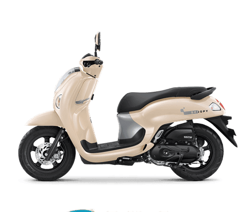 Honda Scoopy in Cream, Fashion