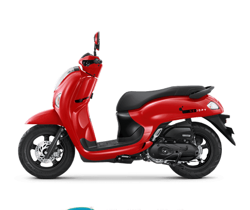 Honda Scoopy in Red, Fashion