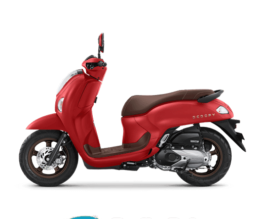 Honda Scoopy in Red, Prestige