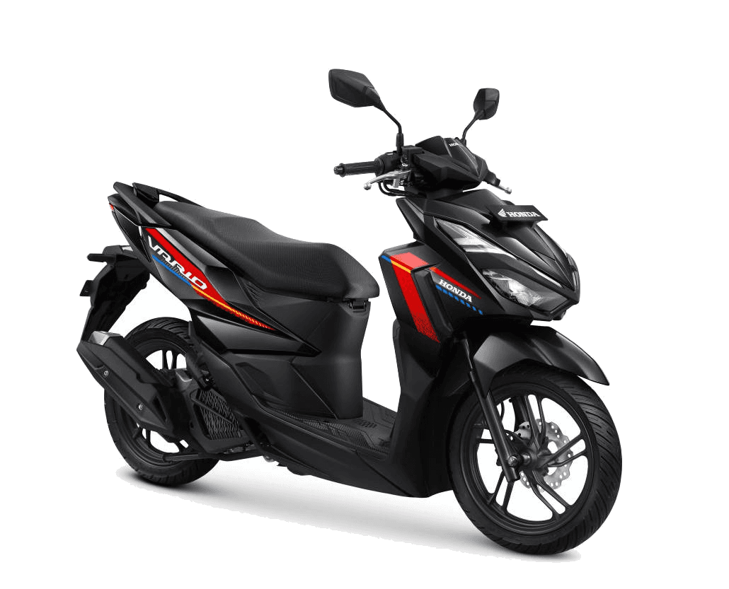 Honda Vario 125 in Black, Sporty