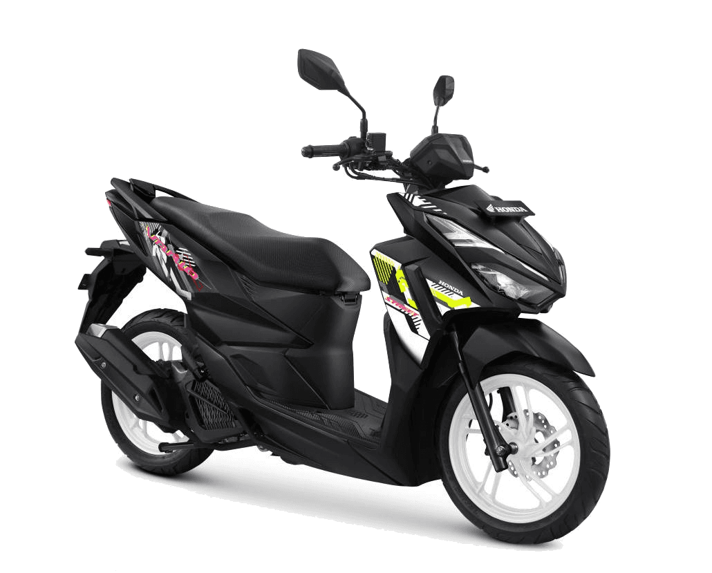 Honda Vario 125 in Black White, Street