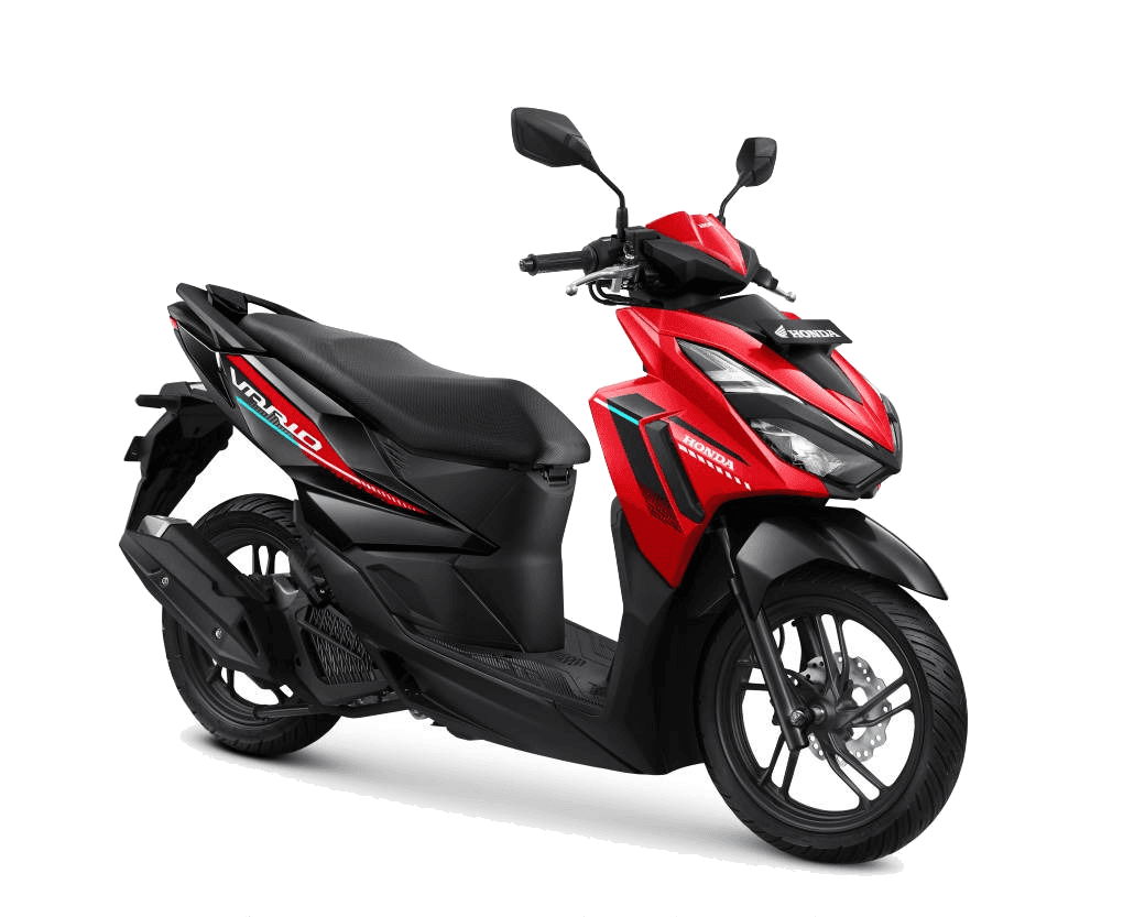 Honda Vario 125 in Red, Sporty