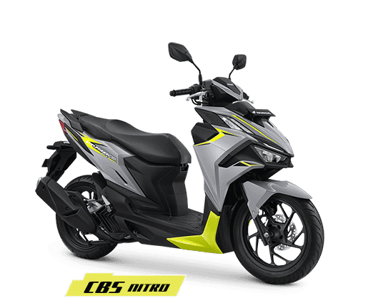 Honda Vario 160 in Glossy Grey Lime, Nitro