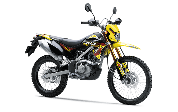 Kawasaki KLX 150 in Shiny Yellow A, KLX150 BF SE