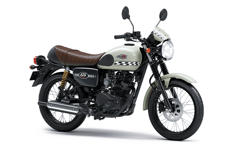 Kawasaki W175 in Putih, W175 Cafe