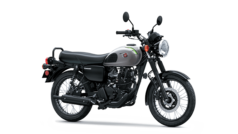 kawasaki w175 in Metallic Graphite Gray, for rent in Bali