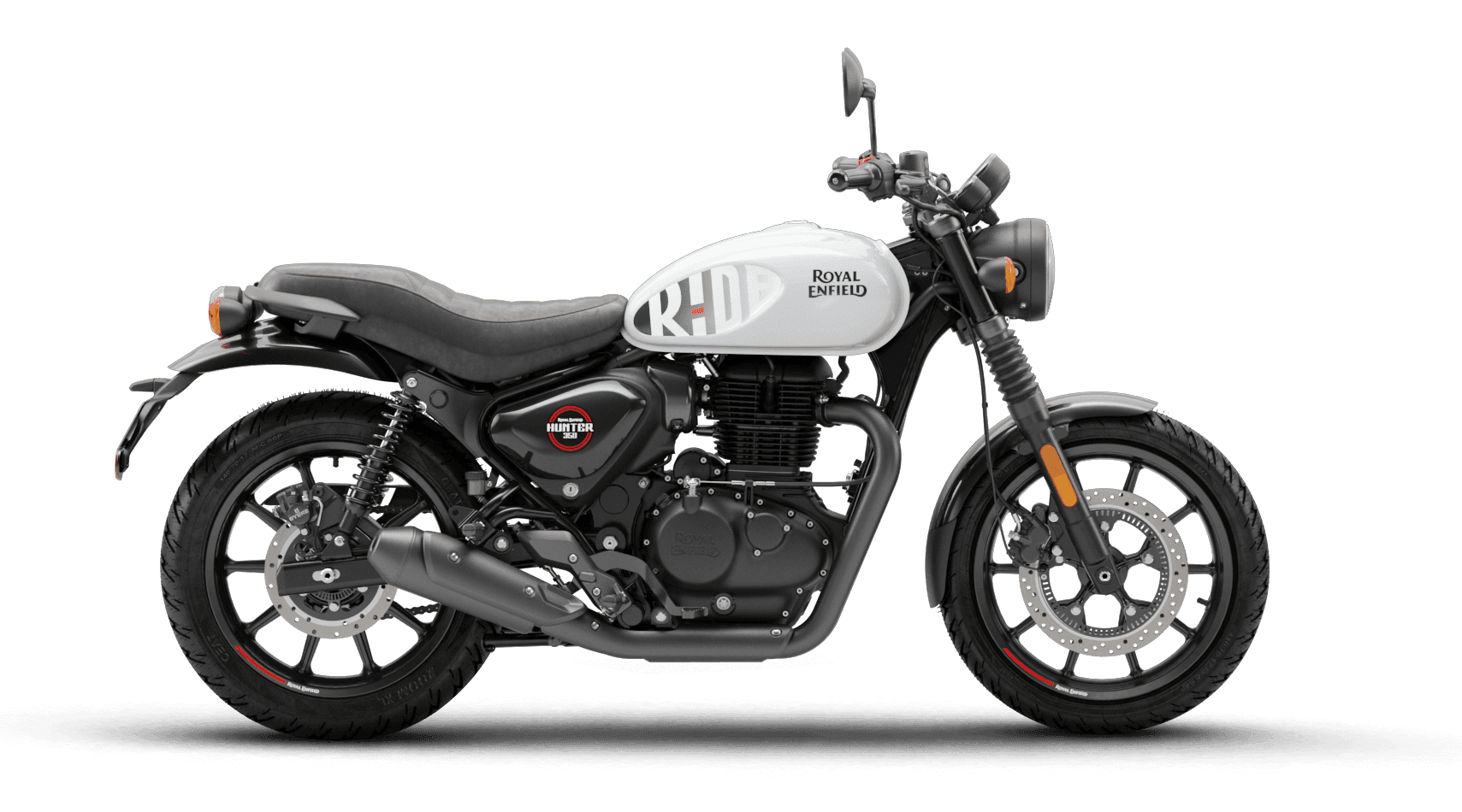Royal Enfield Hunter 350cc motorcycle for rent in Bali