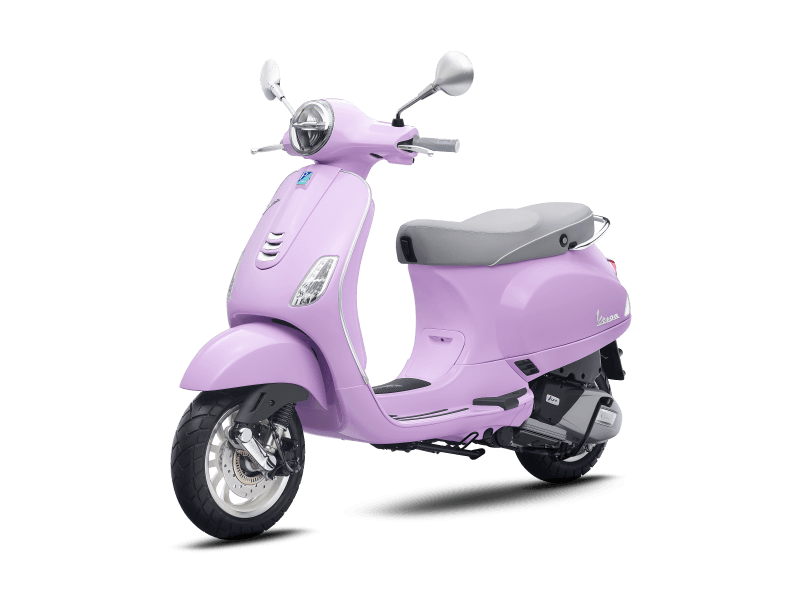 vespa lx in Lilac Euforico, for rent in Bali