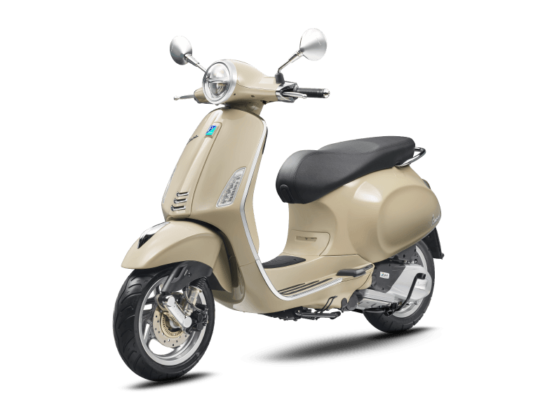 vespa primavera in Beige Avvolgente, for rent in Bali