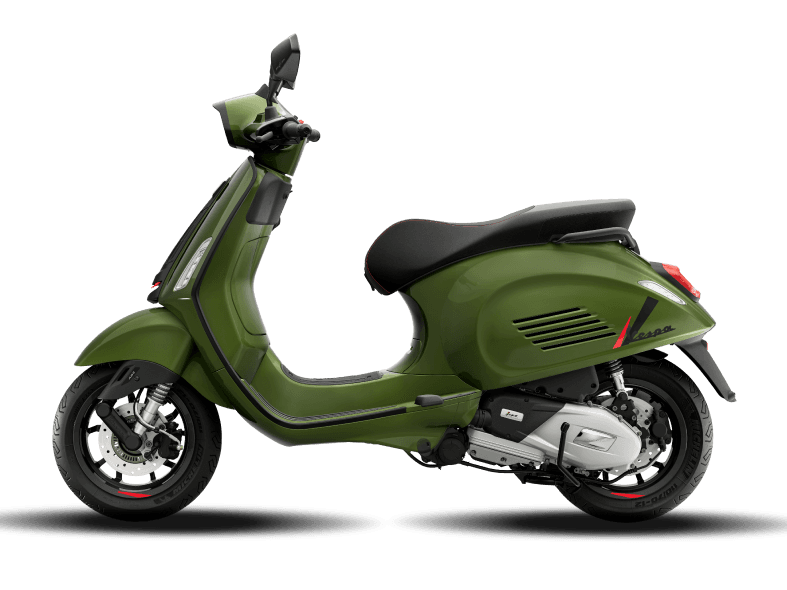 Vespa Sprint in Green Ribelle Matt, Sprint S