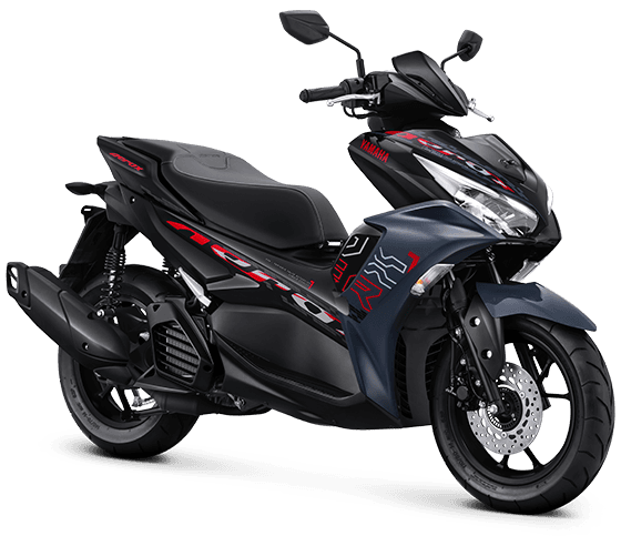 Yamaha Aerox in Black Grey, Standard