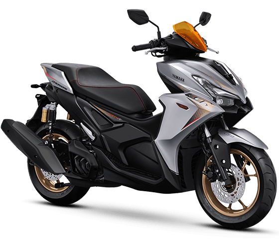 Yamaha Aerox in Elixir Dark Silver, TURBO Ultimate