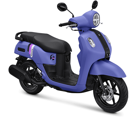 Yamaha Fazzio in Go Purple, Hybrid Neo