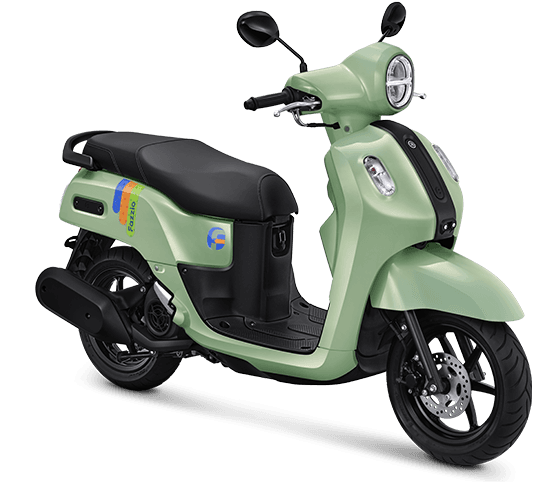 Yamaha Fazzio in Green, Hybrid Neo
