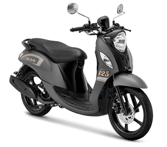 Yamaha Fino in Retro Grey, Sporty