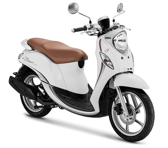 Yamaha Fino in White Latte, Premium