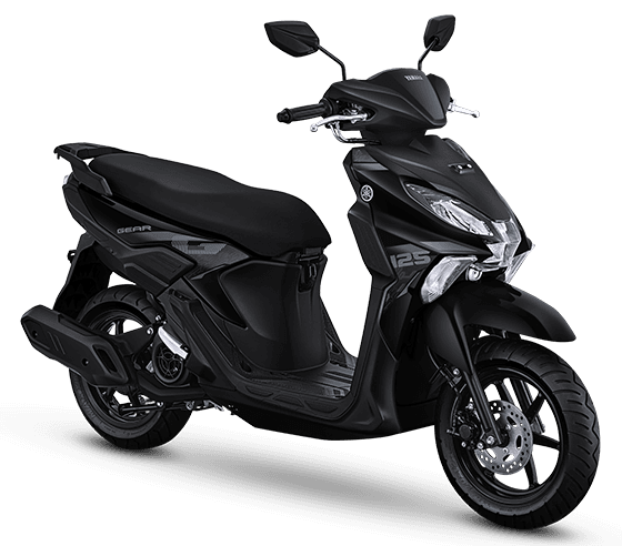 Yamaha Gear 125 in Hitam, Hybrid