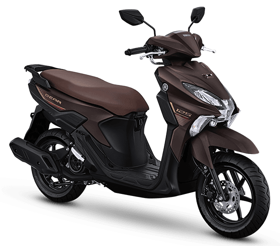 Yamaha Gear 125 in Magma Black, Hybrid Smart