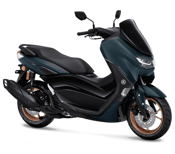 Yamaha NMAX 155 in Matte Green, Connected/ABS · S Version · Standard