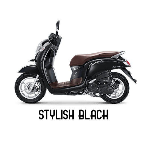 Honda Scoopy in Stylish Black, Scoopy eSP
