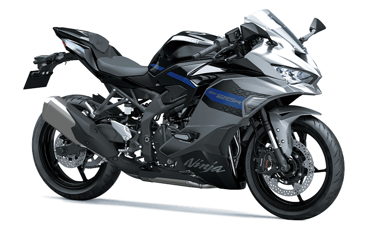 Kawasaki Ninja ZX-25R in Metallic Moondust Gray / Metallic Spark Black, Ninja ZX-25R SE